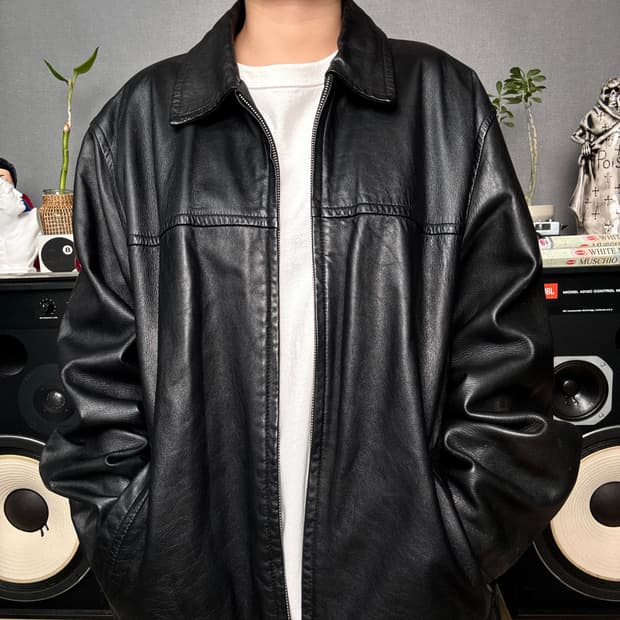 램스킨 리버시블자켓