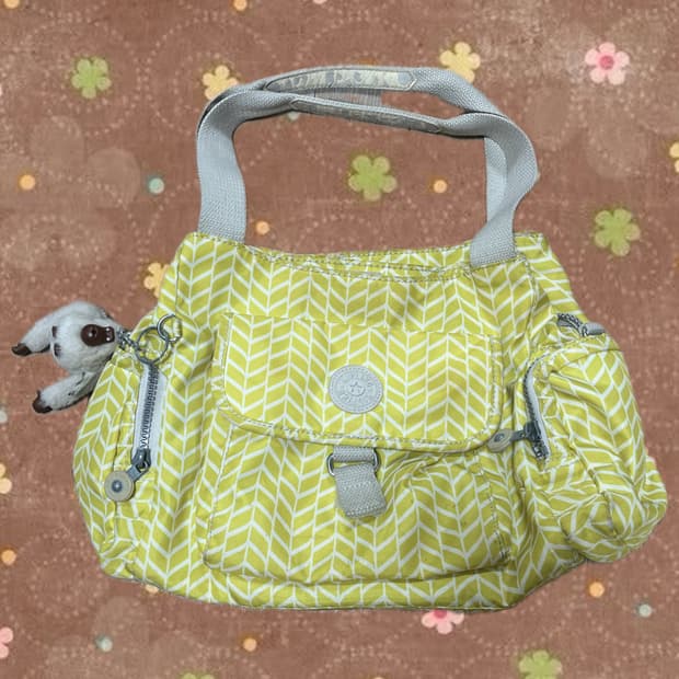 키플링 패턴 토트백