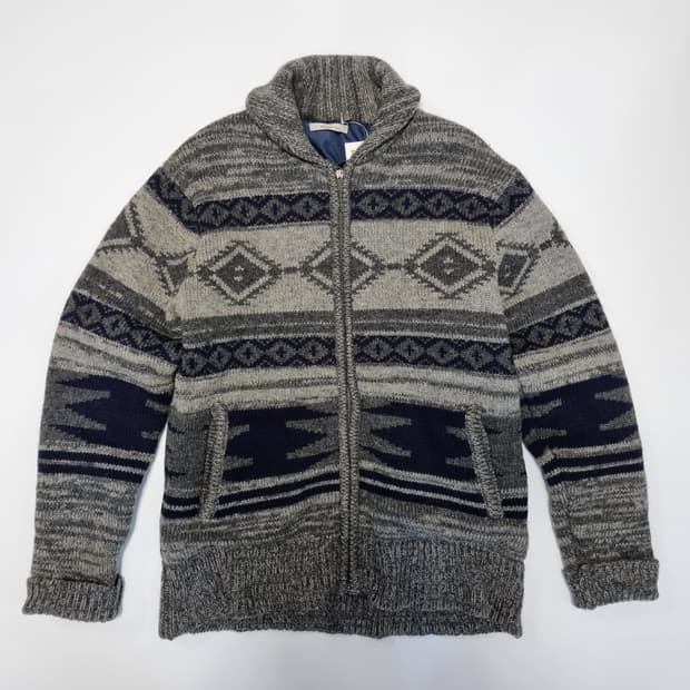 Cricket 재팬 코위찬 울 니트 집업