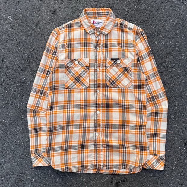 히스테릭글래머 체크패턴 셔츠 