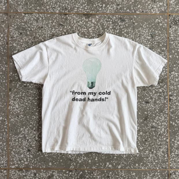 00s 빈티지 메시지 티셔츠