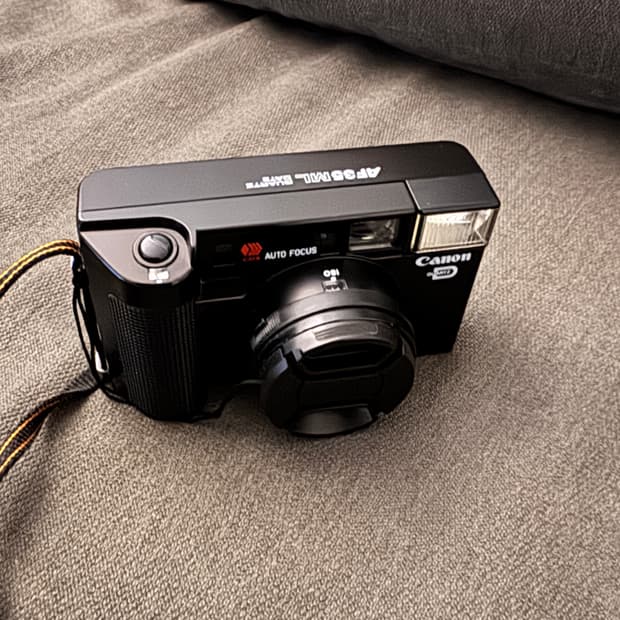 캐논 AF35ML 쿼츠 데이트 필름 카메라
