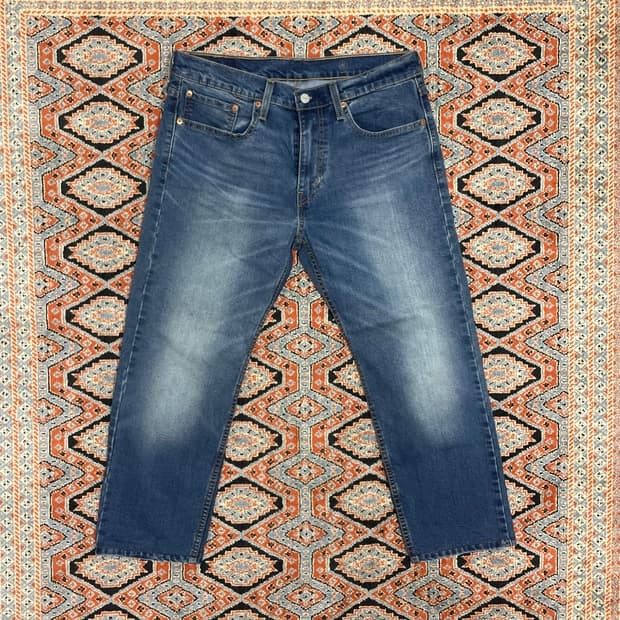 리바이스502 중청 데님팬츠 남성 W32L32