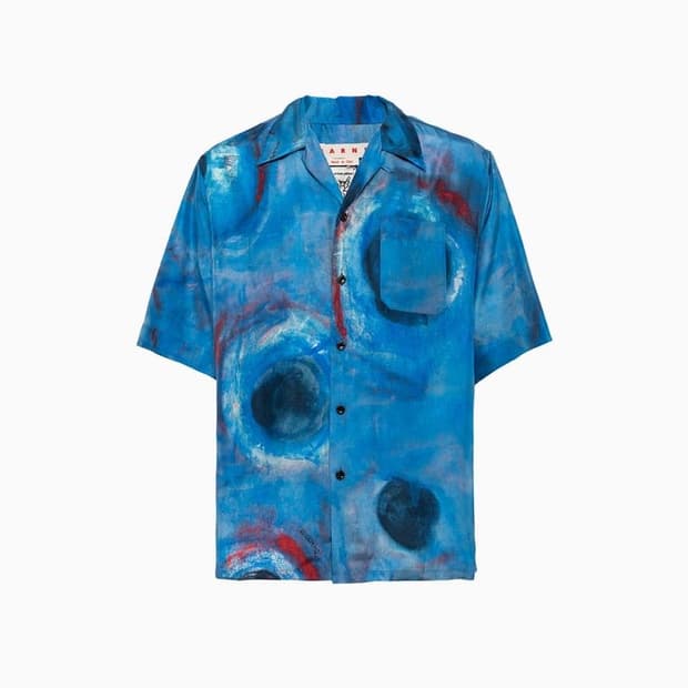 마르니X FLAMINIA VERONESI 실크 셔츠