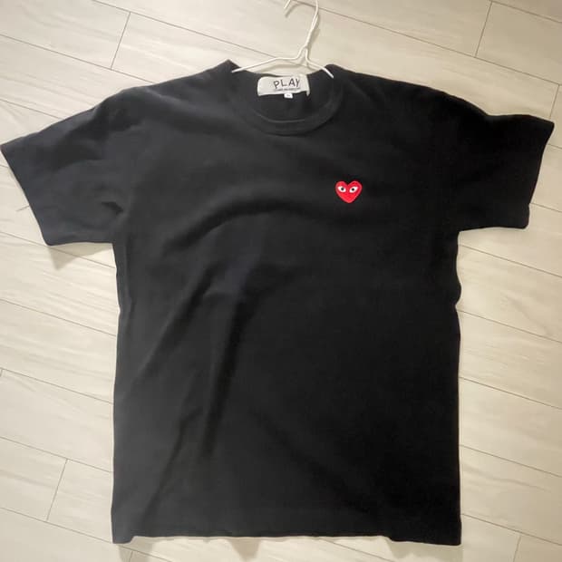 정품)꼼데가르송 반팔티 XL