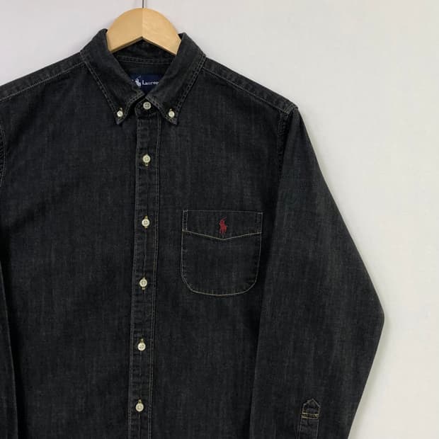 M 폴로 블랙데님 셔츠