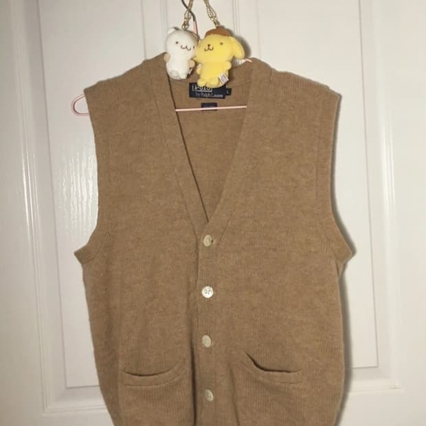 폴로 베스트 조끼 빈티지