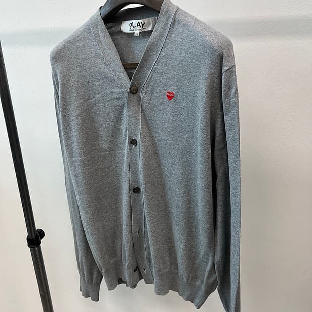 110) 꼼데가르송 스몰하트 가디건 