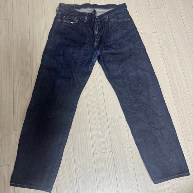 리바이스 셀비지진 36/32 수축된상태