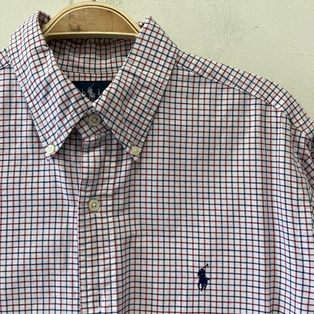 620 폴로 체크셔츠