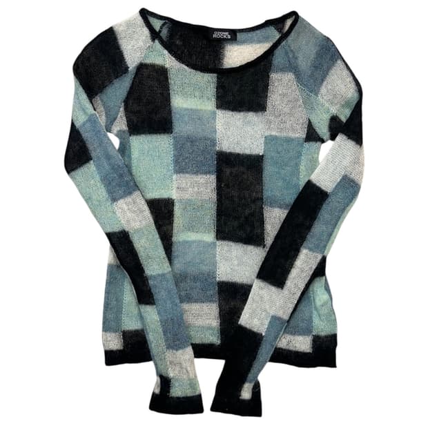 오존락스 모헤어 니트