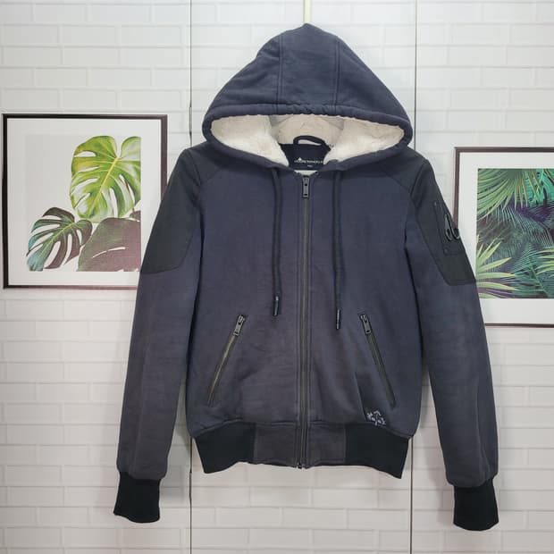 무스너클 칼링턴 후드 집업 자켓 블랙 S사이즈