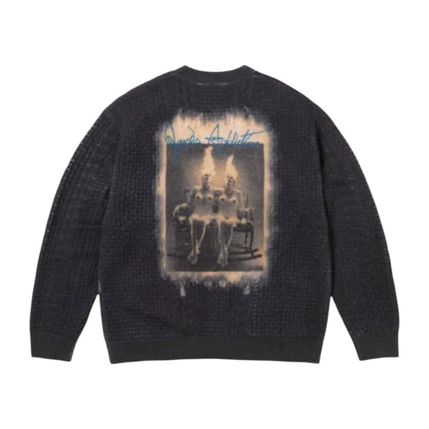 슈프림 x 제인스 어딕션 24FW 울 가디건 XL