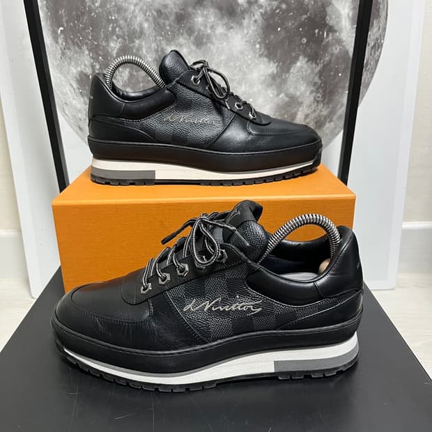 정품 6) 루이비통 다미에 그라파이트 할렘 스니커즈 255~260