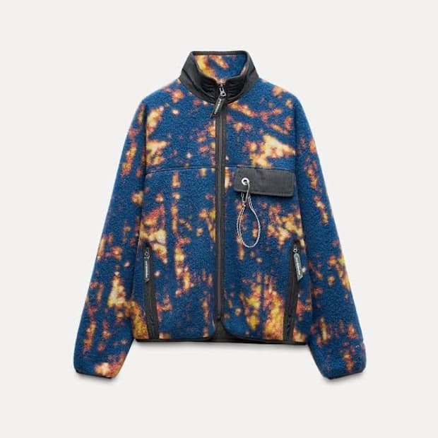 Zara x and wander 플리스 자켓