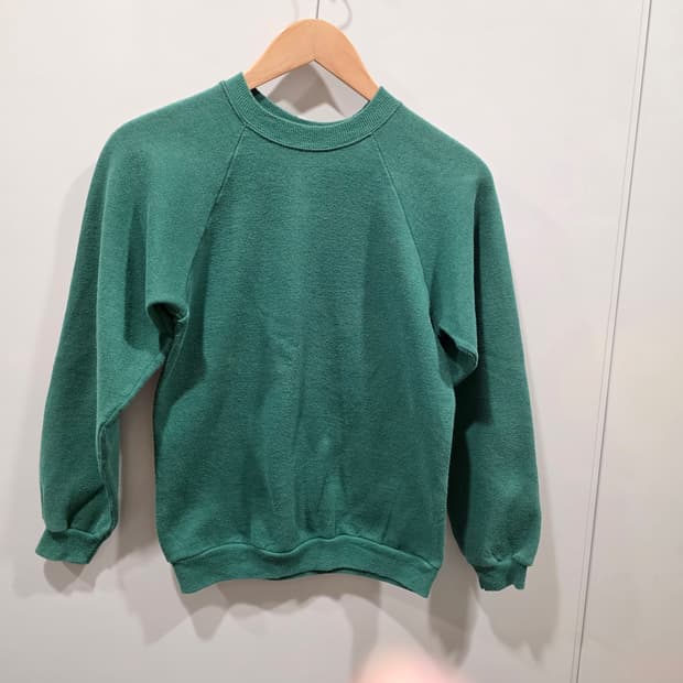 빈티지 헤인즈 맨투맨 그린