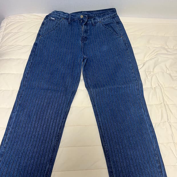 위캔더스 스트라이프 데님