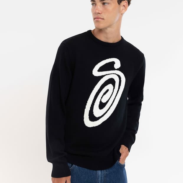 [XL] Stussy S logo knit