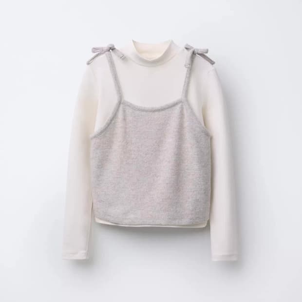 자라 반목폴라 뷔스티에 세트