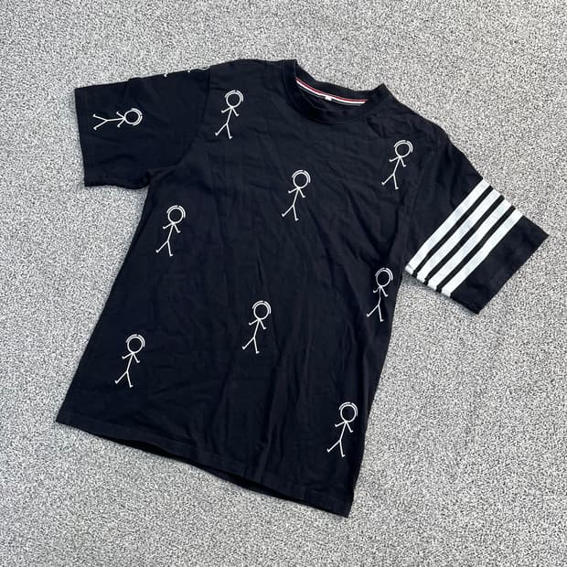 2 빈티지 패턴 반팔 티셔츠 0408M