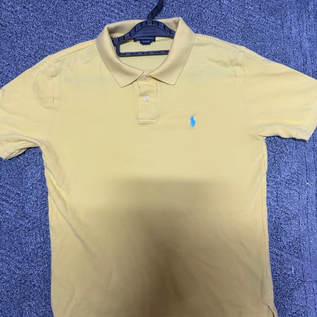 폴로 랄프로렌 노랑 카라티 xl 새상품