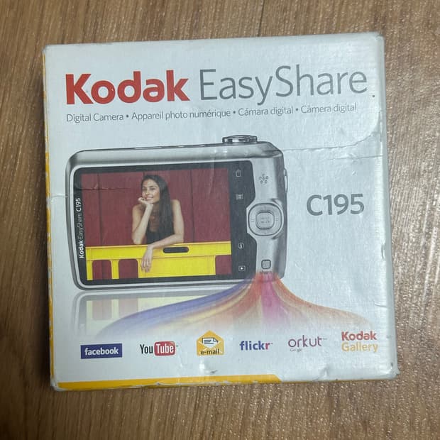 (미사용 미개봉)코닥 이지쉐어 Kodak easyshare c195 실버