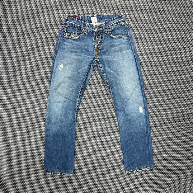 트루릴리전 빌리자이언트빅티 데님팬츠