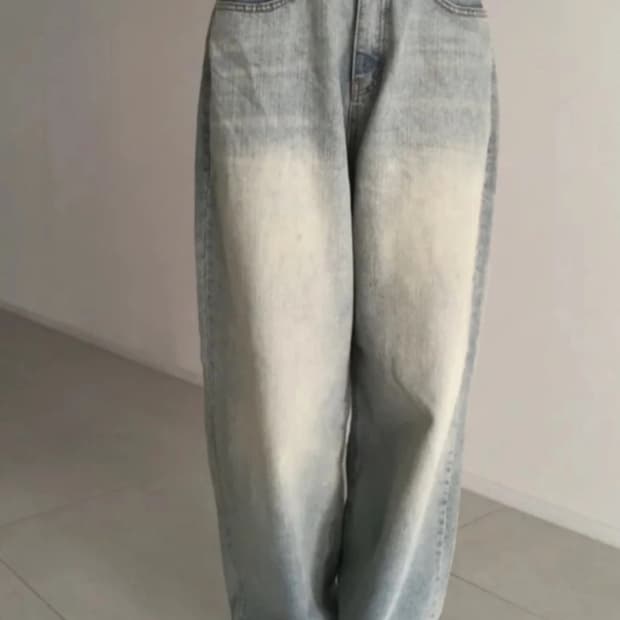 연청 롱 데님팬츠 m (새상품/ 정가 52,000)