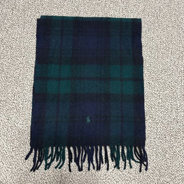 [택포,램스울100] 폴로 랄프로렌 이태리 머플러 목도리 [A+]