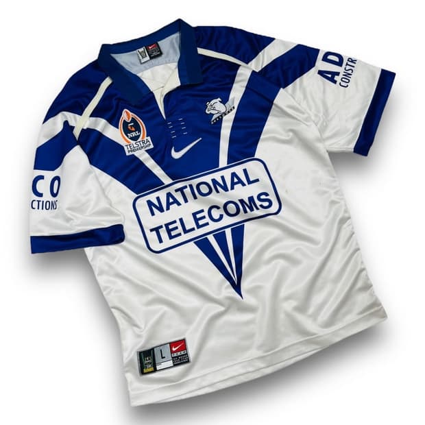 나이키 90s NRL 뱅크스타운 불독 블루 빈티지 져지