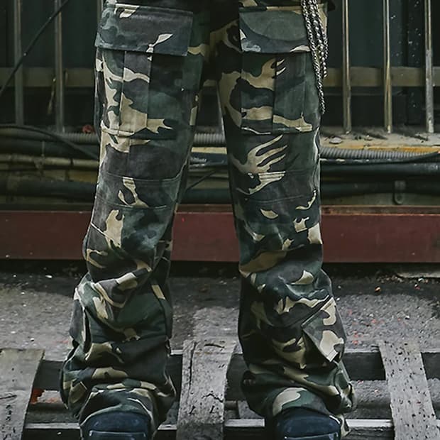 로어링라드 카고 카모 팬츠