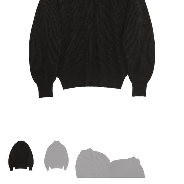 마티스더큐레이터 랩 니트