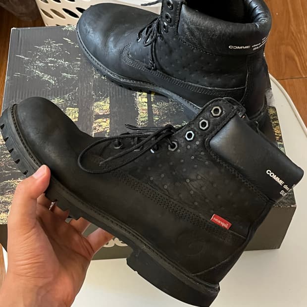 (275)슈프림 꼼데가르송 팀버랜드 6인치 부츠