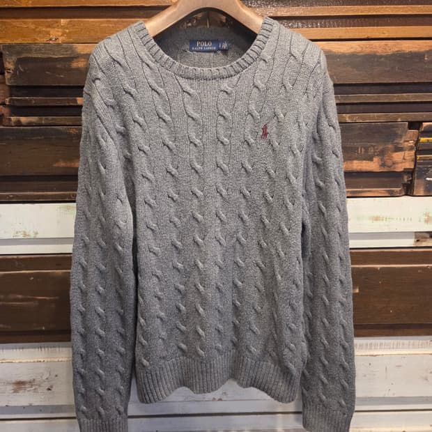 랄프로렌 케이블니트