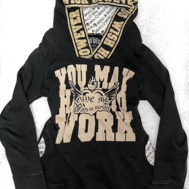 pop gyaru dirty-work hoodie