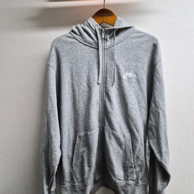 2XL) 나이키 후드집업 그레이 팝니다