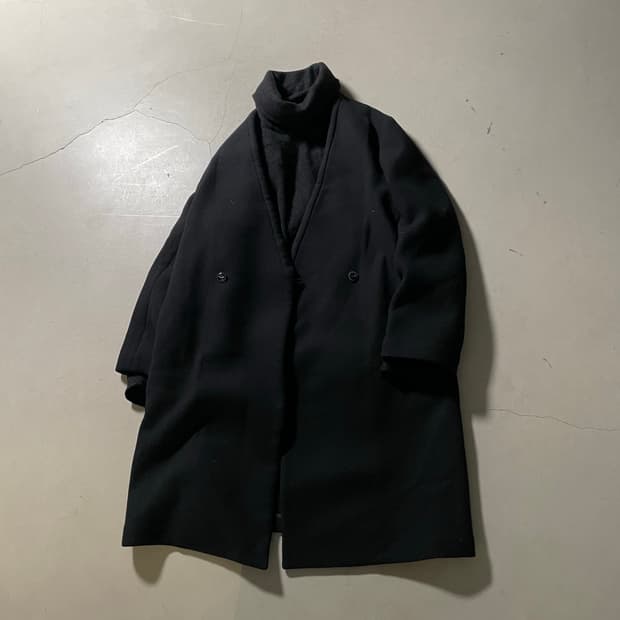코모노리 리프로덕츠 Wool Double Over Coat
