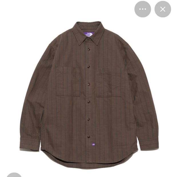 노스페이스 퍼플라벨 / 플란넬 더블 포켓 필드 워크 셔츠 / XL