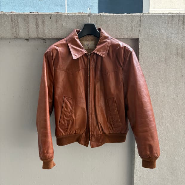 70‘s wilson 웨스턴 레더자켓