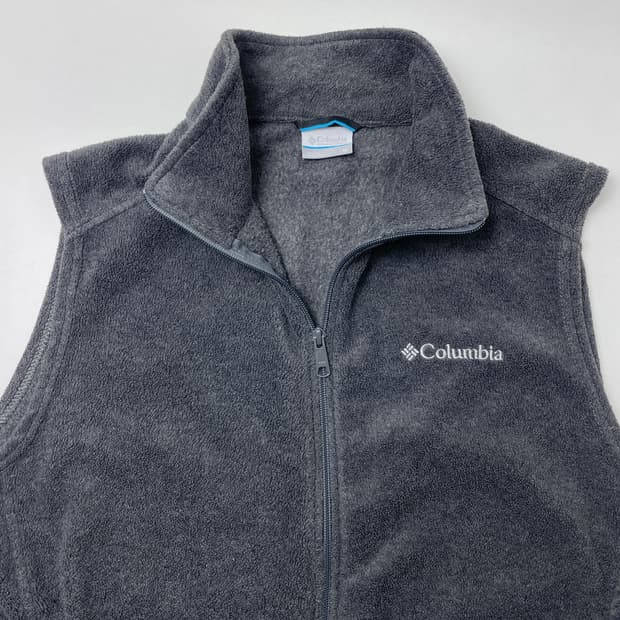 [중고] 컬럼비아 플리스 조끼 그레이 M