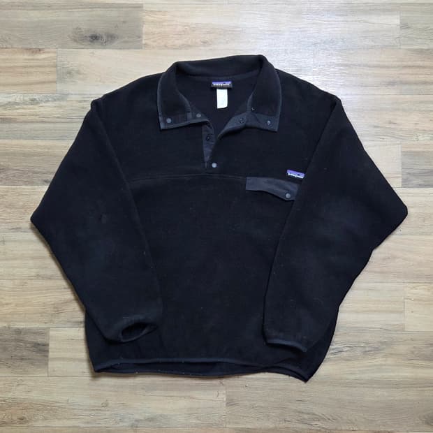 VINTAGE 파타고니아 신칠라 블랙 L
