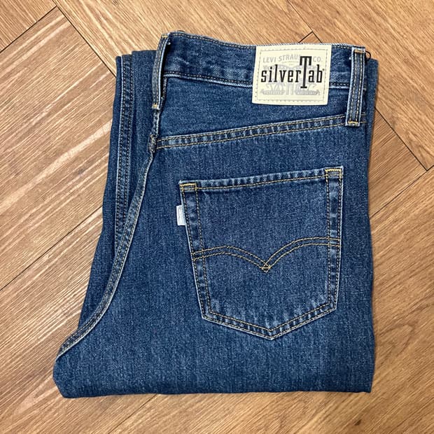 N176 리바이스 실버탭 배기 데님팬츠 청바지