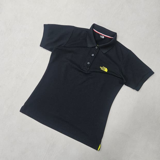 85 노스페이스 여성 카라 반팔티 0325Y