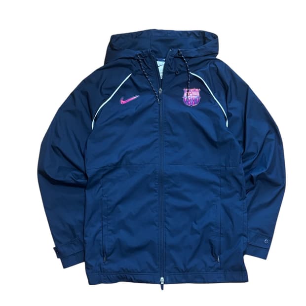 나이키 fc 바르셀로나 홀로그램 옵시디언 바람막이