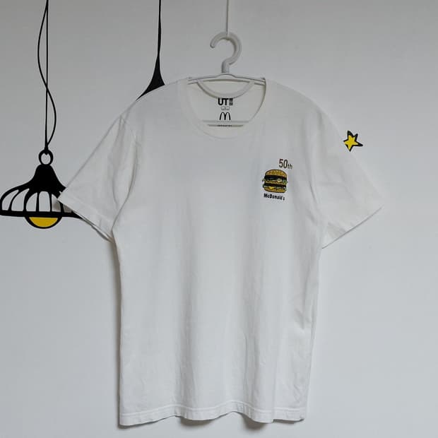 [L/2018] 유니클로 UT x 맥도날드 빅맥 50주년 기념 티셔츠