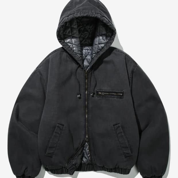 오버 다잉 후드 워크 자켓