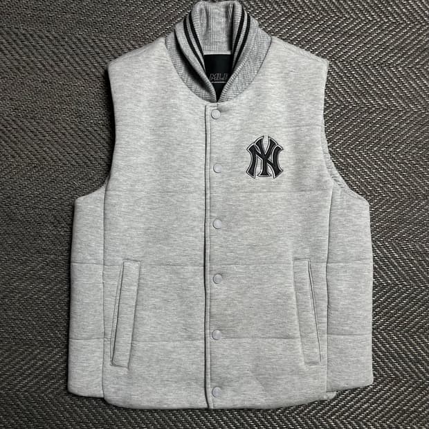 MLB 양키스 신슐레이트 패디드 베스트 그레이o 5265