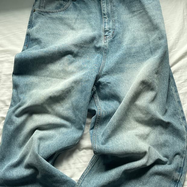 노드 와이드 배기 데님 팬츠Wide Baggy Denim pants