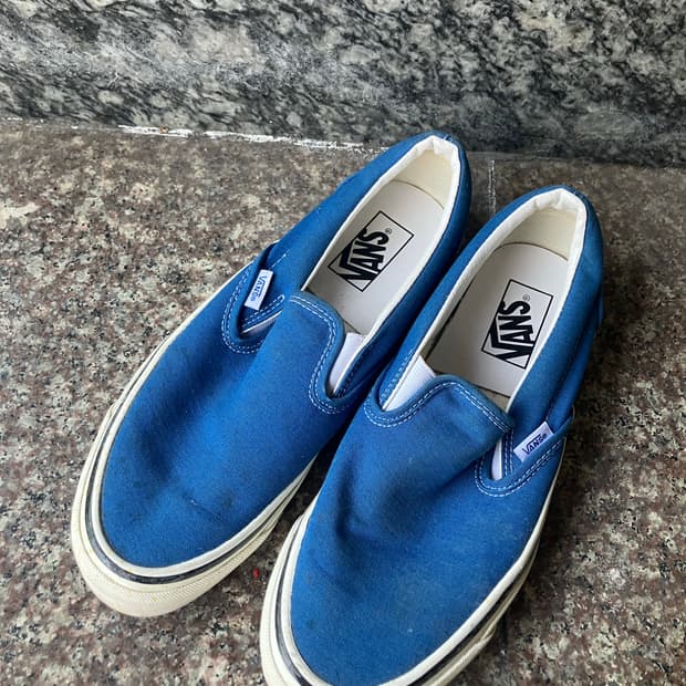 반스 애너하임 슬립온 블루 265 스타일98