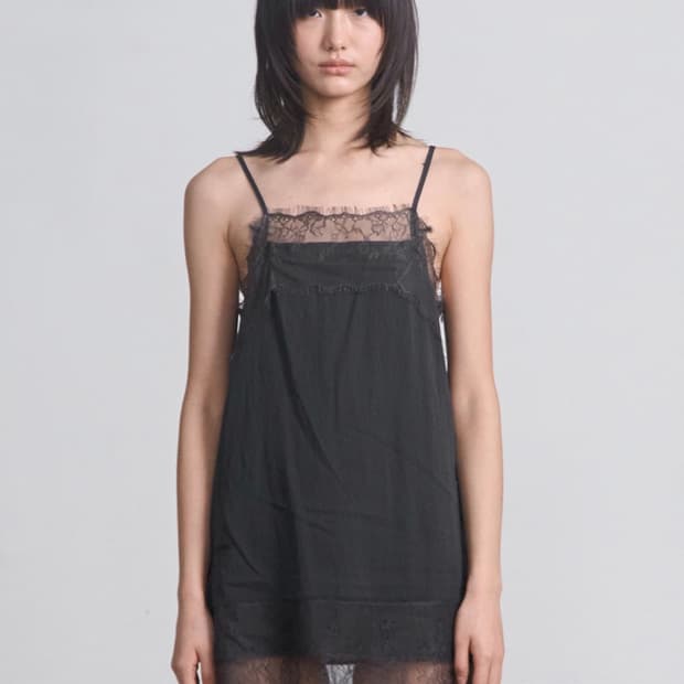 Lace slip dress